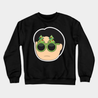 Guy with Sunglass Christmas Crewneck Sweatshirt